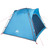 Tenda de Campismo P/ 4 Pessoas 240x221x160 cm Tafetá 185T Azul
