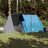 Tenda de Campismo P/ 3 Pessoas 465x220x170 cm Tafetá 185T Azul