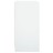 Armário de Apoio C/ Portas de Vidro 68x37x75,5 cm Branco