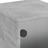 Mesa Cabeceira C/ Porta Vidro 2 pcs 35x37x50cm Cinzento Cimento