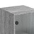 Aparador Alto C/ Portas de Vidro 35x37x120 cm Cinzento Sonoma