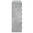 Estante C/ Portas 136x37x109 cm Derivados Madeira Cinza Cimento