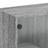 Estante C/ Portas 136x37x142 cm Derivados Madeira Cinza Sonoma