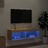 Móvel de Tv com Luzes LED 100x30x30 cm Carvalho Sonoma