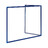 Placa Acrílica Duo Frame Azul 1200x900 mm COVID-19