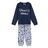 Pijama Infantil Disney Azul Escuro 8 Anos