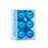 Conjunto de Bolas de Natal ø 3 cm Azul Plástico (12 Unidades)