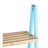Prateleira de Casa de Banho Azul Natural Bambu Madeira de Pinho 40 X 109,3 X 30 cm
