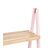 Prateleira de Casa de Banho Cor de Rosa Natural Bambu Madeira de Pinho 40,3 X 81,5 X 30 cm