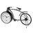 Tafelklok Bicicleta Preto Metal 38 X 20 X 4 cm (4 Unidades)