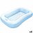 Piscina Insuflável para Crianças Intex Retangular Azul Branco 166 X 25 X 100 cm 90 L (6 Unidades)