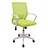 Cadeira de Escritorio CLENT, Branco, Rede e Tecido Verde