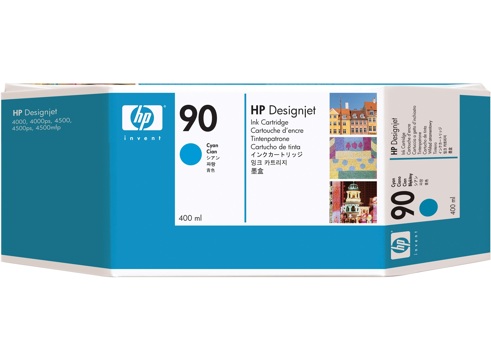 Tinteiro Sião HP Designjet 4000 - 90 - 400 Ml - Pack de 3