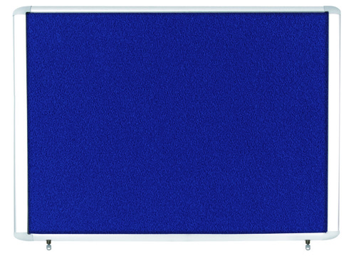 Vitrine Exterior 978x973mm Feltro Resistente às Intempéries Mastervision Azul
