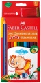 Lápis de Cor 17cm Faber Castell Ecolápis Jumbo 12