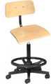 Cadeira Alta de Trabalho com Rodas SALLY-01AP (cadeiras de Escritório / Estirador)