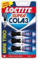 Super Cola 3x 1g Loctite Super Cola 3 Mini Trio