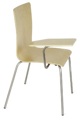 Cadeira de Formação com Palmatória 50x51x44cm Inox Reta