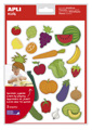 Etiquetas Autocolantes Frutas e Vegetais Removíveis 3f