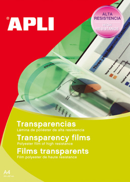 Acetatos / Transparências para Fotocopiadora Cor A4 100 Folhas